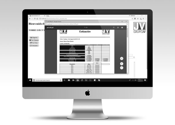 <h2>Grupo JV</h2><p><font size='4'>CRM Administrativo</font></p>